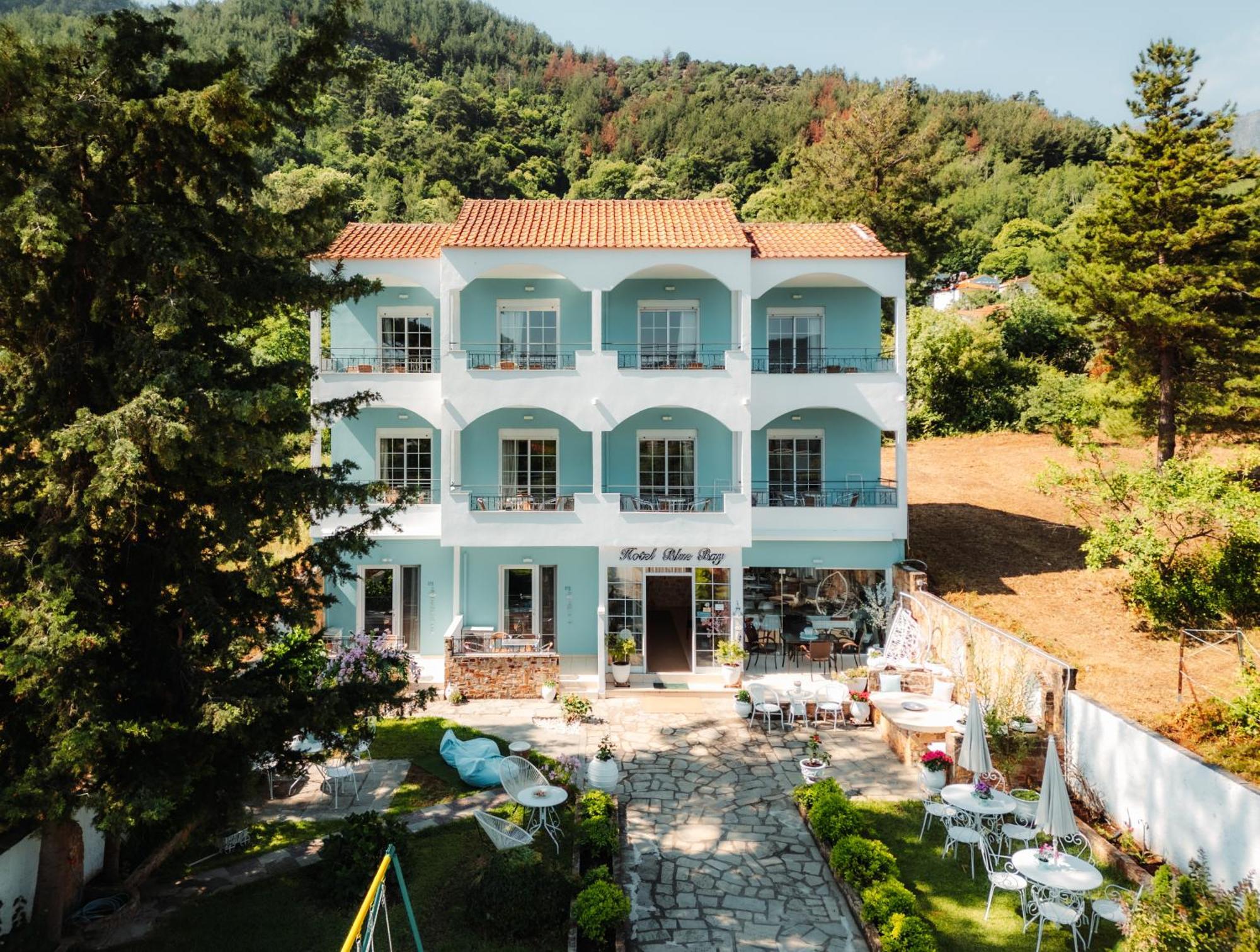 Blue Bay Hotel Skala Potamia Exterior foto
