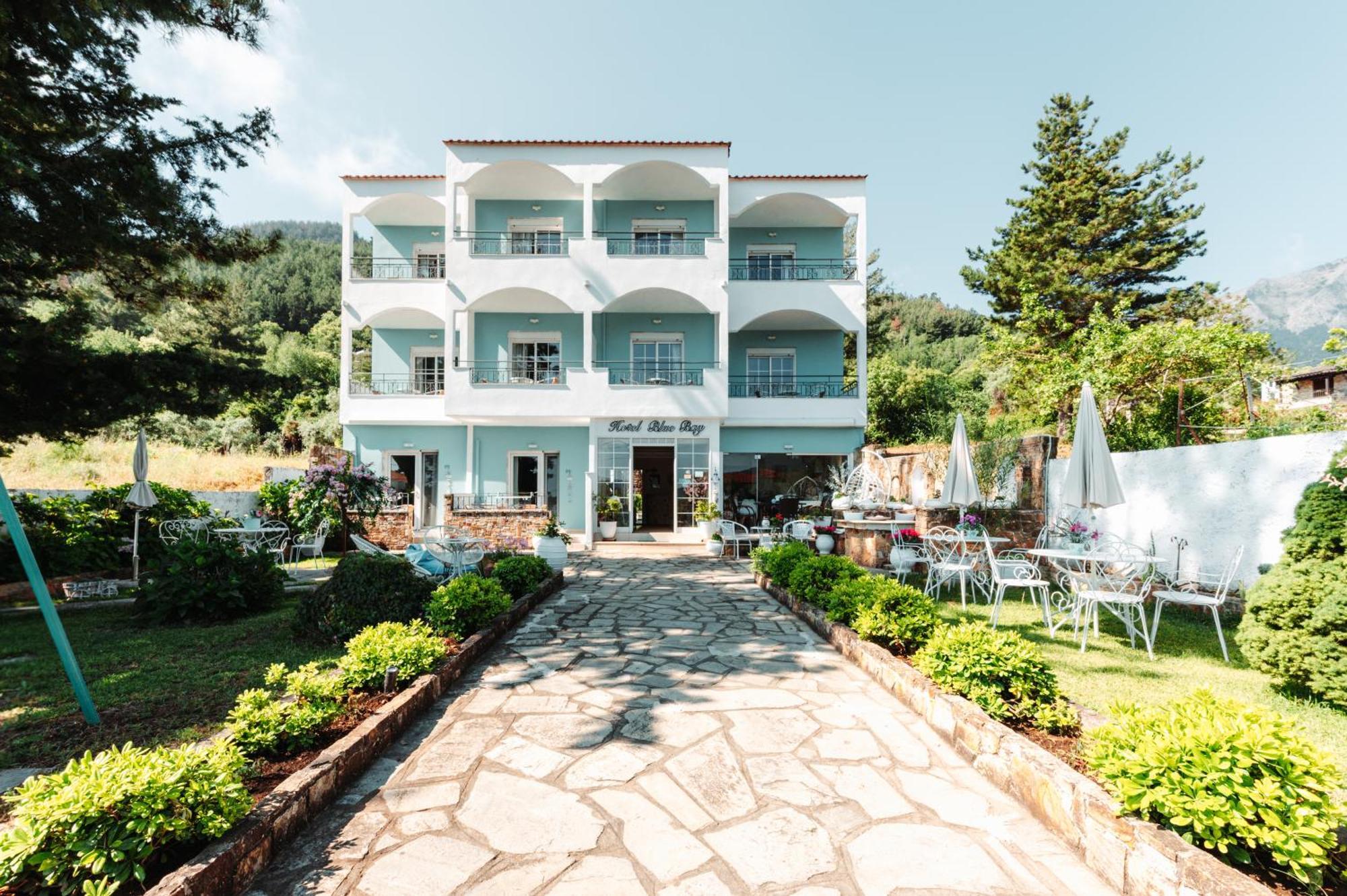 Blue Bay Hotel Skala Potamia Exterior foto